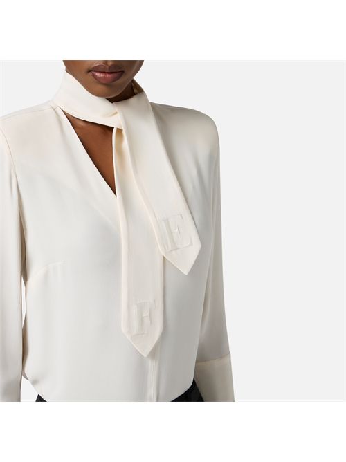 Camicia in georgette con fusciacca ELISABETTA FRANCHI | CA08956E2/DZ9